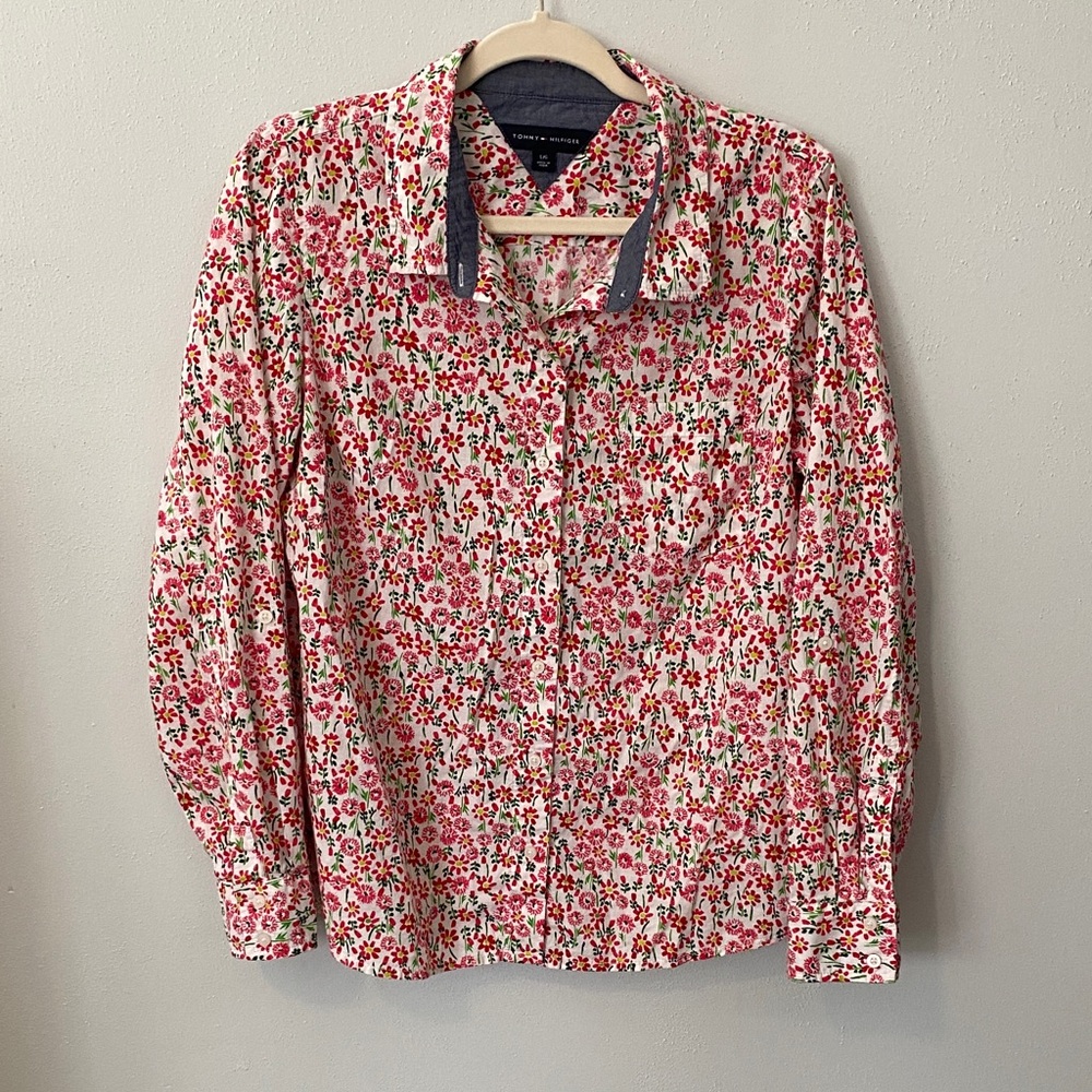 Tommy Hilfiger Floral Button Shirt